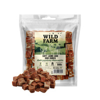 WILD FARM lamb and cod cubes soft 500g dog treats