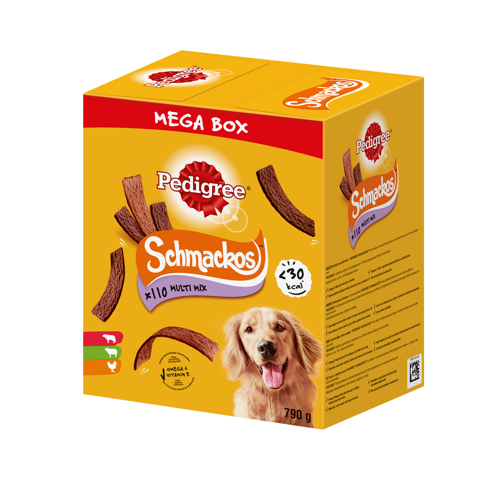 NO PORK Pedigree Mega Box Schmackos 790g AgbZoo Pet Shop