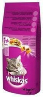 WHISKAS Dry Cat Food 1+ with Chicken 14kg