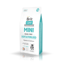 no pork BRIT CARE Mini Grain-Free Light&Sterilised 7kg