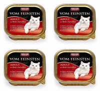 ANIMONDA Vom Feinsten Adult Cat flavour: with beef and potatoes 12x100g